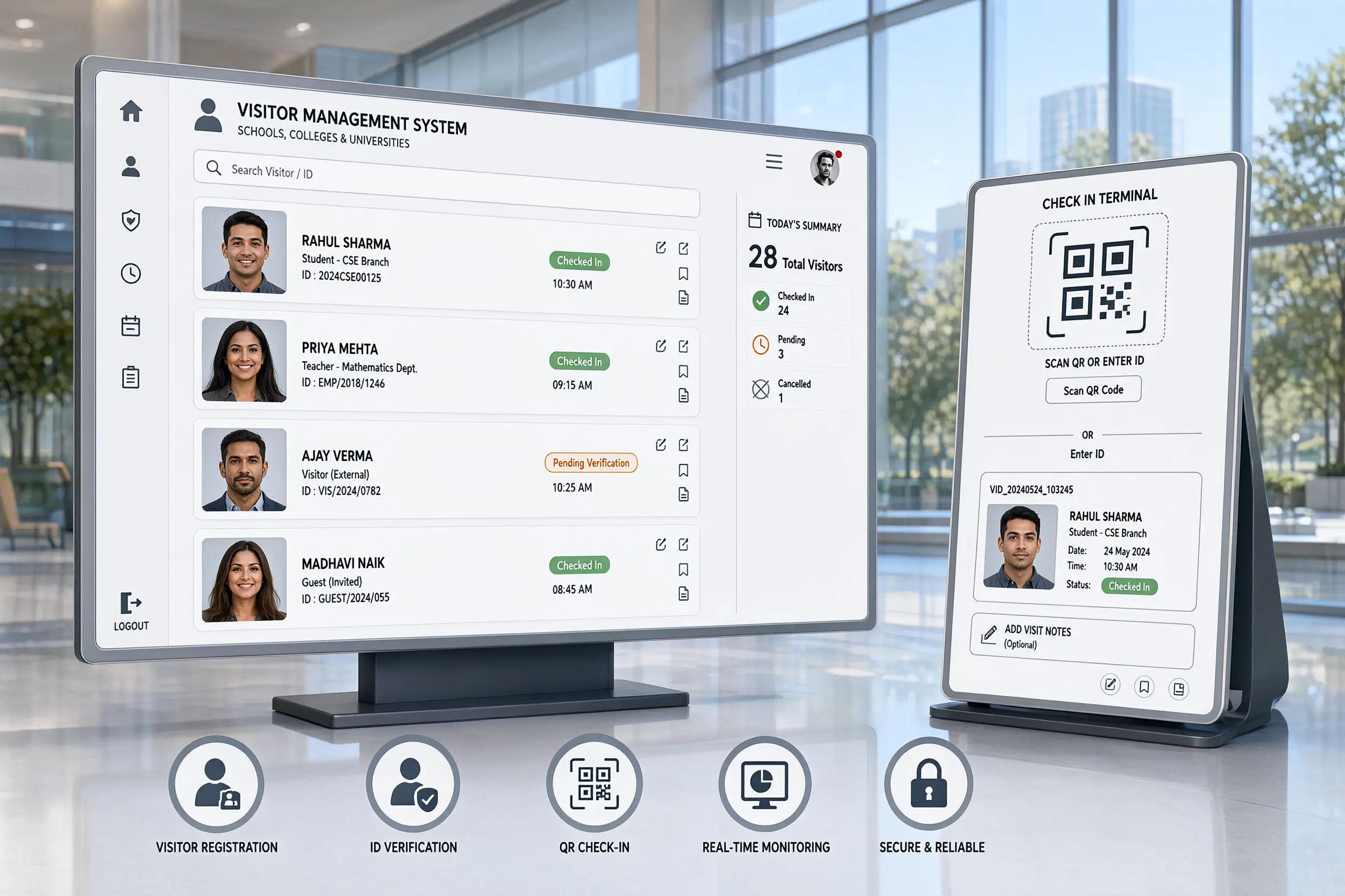 Visitor Management System for Schools Colleges and Universities